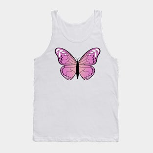 Pink Butterfly Tank Top